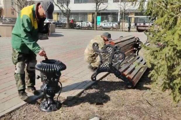 Городские службы Тамбова продолжают масштабную уборку улиц