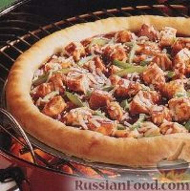 Фото к рецепту: Пицца на гриле