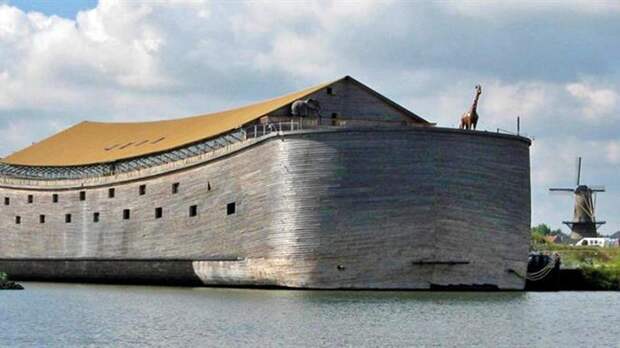 Нидерландский плотник, создавший шесть лет назад точную копию Ноева ковчега в натуральную величину, теперь хочет плыть до самого Израиля Израиль, Ной, достопримечательность, ковчег, копия, нидерланды, плотник, судно