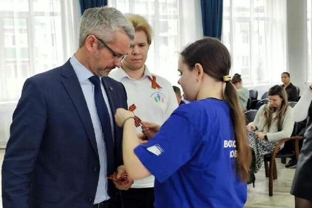 В Притамбовье стартовала всероссийская акция "Георгиевская ленточка"