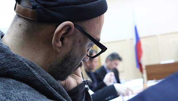 Режиссер Кирилл Серебренников в Басманном суде Москвы. 17 октября 2017