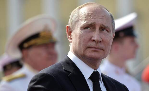 Президент РФ В. Путин принял участие в праздновании Дня ВМФ РФ в Санкт-Петербурге 28 июля 2019 года Президент РФ В. Путин принял участие в праздновании Дня ВМФ РФ в Санкт-Петербурге 28 июля 2019 года