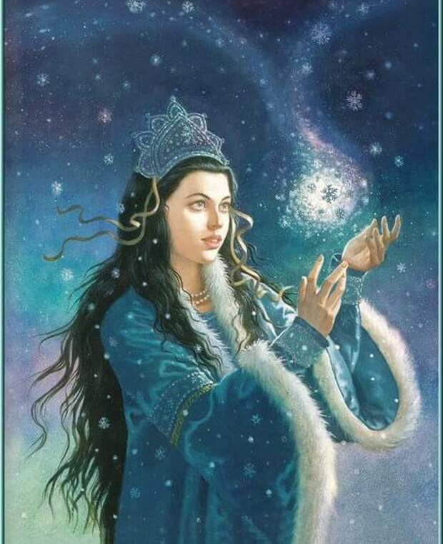 Самый древний зимний персонаж: Марена - русская Снежная королева