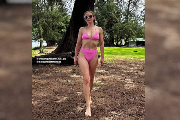 Актриса Юлия Пересильд снялась в купальнике в Таиланде