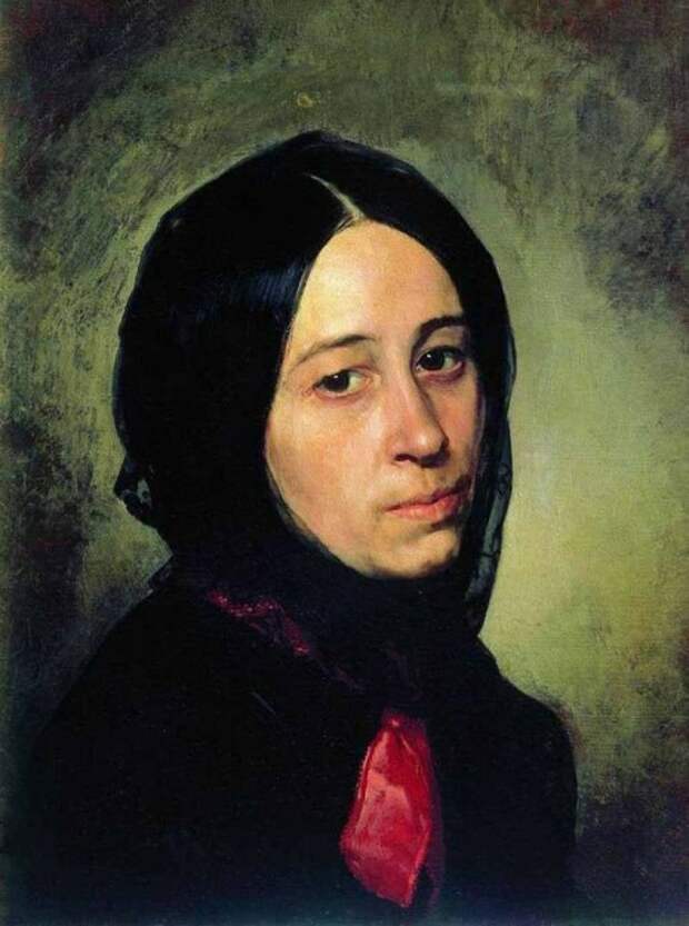 Портрет М.И. Третьяковой. 1860 ГТГ