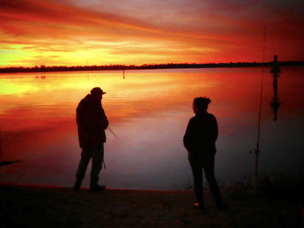 Fishers At Sunset by David Heritage on 500px.com