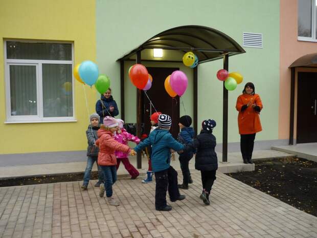 В подмосковном Домодедово открыли второй корпус детского сада, рассчитанный на 100 мест