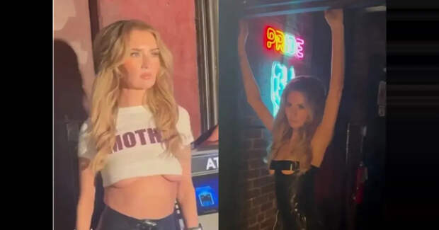 "Русская мошенница" Анна Делви снялась для Playboy в образе доминатрикс