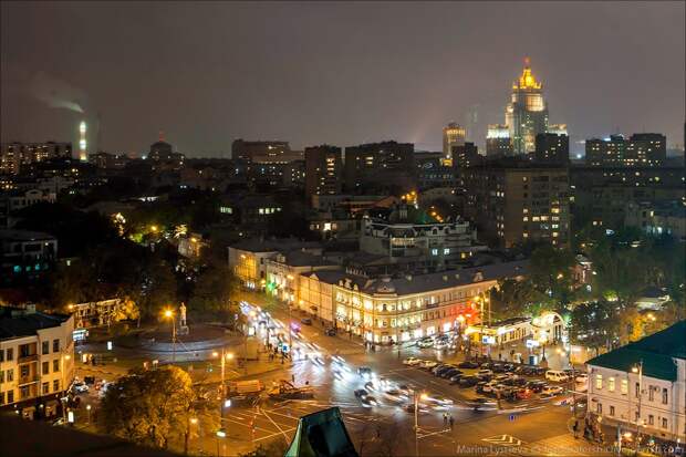 Вечерняя Москва сверху с ХХС MskCCSroof04 Вечерняя Москва сверху с ХХС