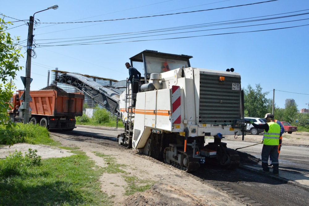 ремонт дорог в Твери