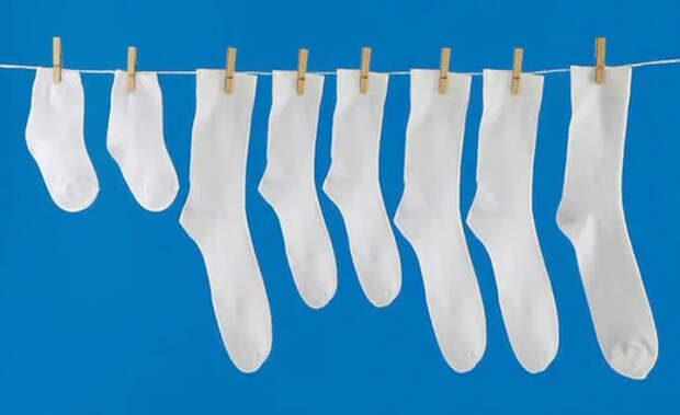 Как вернуть белоснежный цвет носкам, майкам и футболкам?