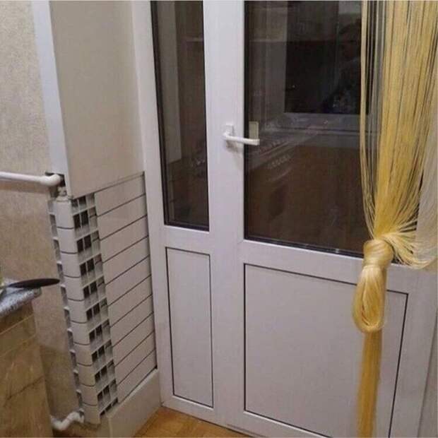 необычная труба отопления