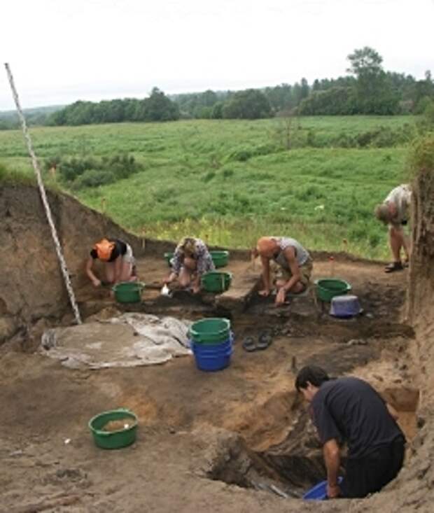 Раскопки в Гнёздово летом 2012 года. Фото с сайта gnezdovo.ru Нажмите, чтобы увеличить.