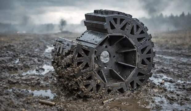 ВСУ начали получать сегментированные колёса для боевых машин