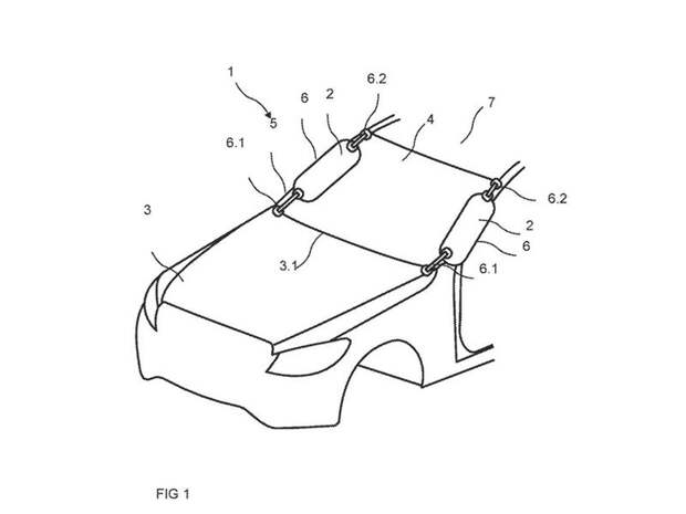 Daimler запатентовал подушки безопасности для пешеходов