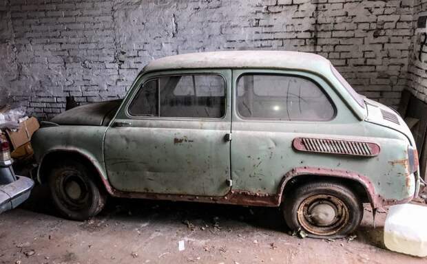 Гаражная находка: ранний "Запорожец" ЗАЗ-965 1961 года выпуска barn find, авто, автомобили, заз 965, заза, запорожец, олдтаймер, ретро авто