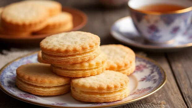 Творожное печенье к чаю: нежное, слоистое и из того, что есть в холодильнике