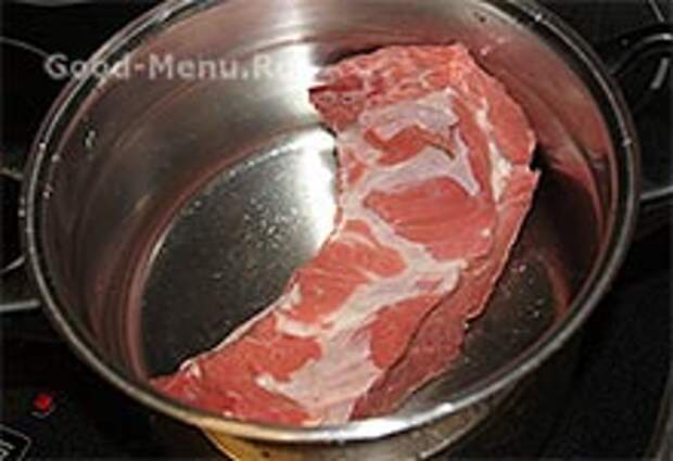 Бешбармак - варим мясо