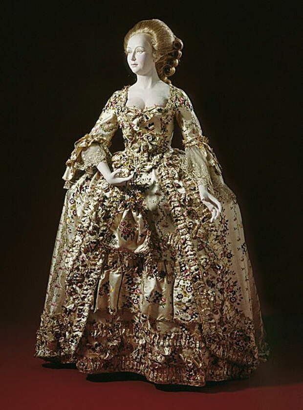 Английское платье 1750-1770 гг.