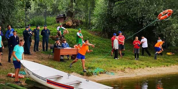 В столице выбрали лучших общественных спасателей на воде. Фото: Департамента ГОЧСиПБ г.Москвы