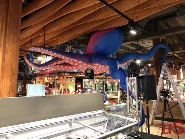 Надувной рекламный осьминог Inflatable octopus, Advertising Inflatable octopus