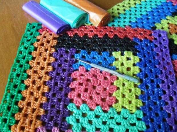 Поделки из пакетов — интересные украшения изделия, игрушки