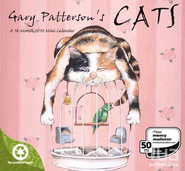 Коты Gary Pattreson - коты, художник