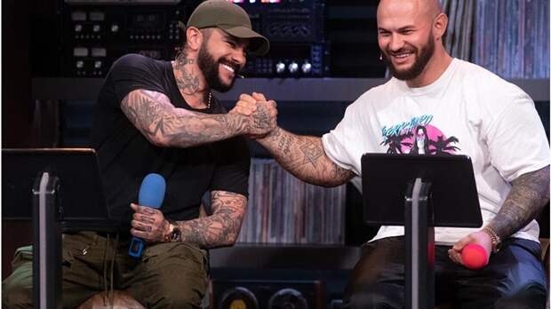 Джиган показал, как Тимати учит его сына кататься на велосипеде