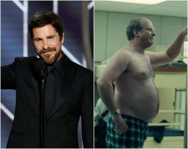Кристиану Бэйлу не привыкать набирать и сбрасывать вес, поэтому он наверное даже не удивился, когда для роли в фильме «Власть» ему пришлось набрать 20 кг актер, изменение, кино, роль, сериал, тело, фигура, фильм