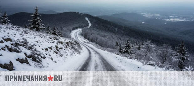 Дорога на плато Ай-Петри перекрыта из-за сложных погодных условий