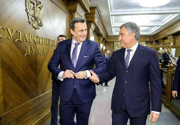 Андрей Данко и Вячеслав Володин. Фото: duma.gov.ru