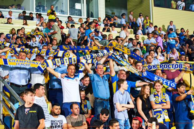 На последний матч «Ростова» пришли 8 тысяч человек, при вместимости стадиона в 14 тысяч