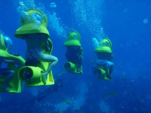 12. Подводная прогулка в мини-субмаринах на Багамских островах. необычное, удивительные фотографии, фото