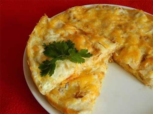 пирог из лаваша с сыром