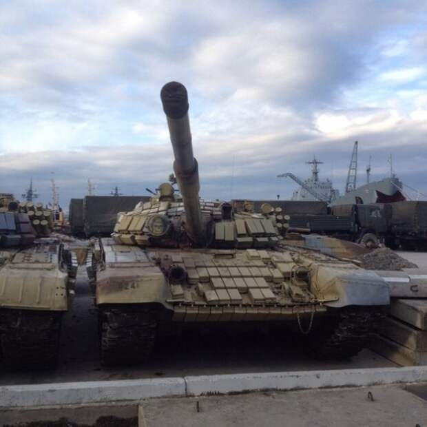 Основные танки Т-72Б в сирийском конфликте