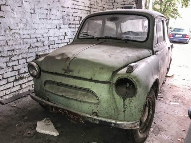 Гаражная находка: ранний "Запорожец" ЗАЗ-965 1961 года выпуска barn find, авто, автомобили, заз 965, заза, запорожец, олдтаймер, ретро авто