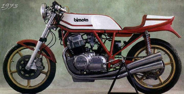 Идеальная реплика легендарного итальянского байка Bimota HB1