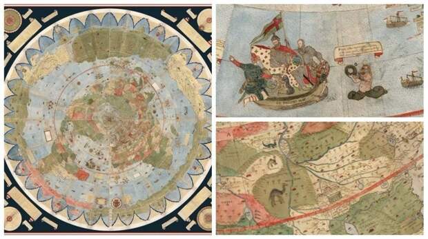 Старейший атлас мира 16 века впервые стал единой картой атлас, география, дэвид рамзи, карта мира, картограф, картография, проекция, старые карты