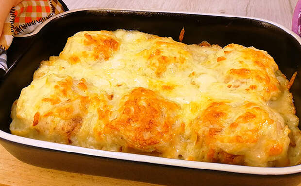 Вкуснейший обед в 100 раз вкуснее обычных котлет. Продукты те же, а готовить проще