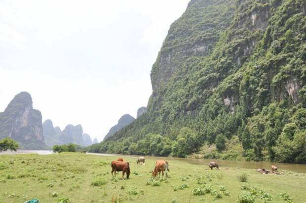 Красивые пейзажи Гуйлинь (Guilin)