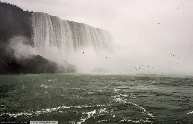 Niagaraoutside07 Ниагарский водопад. Вид изнутри