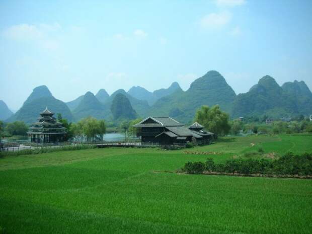 Красивые пейзажи Гуйлинь (Guilin)