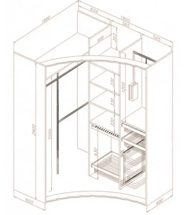 Как сделать встроенный шкаф купе. Идеи, чертежи, пошаговая инструкция, советы и мастер класс своими руками