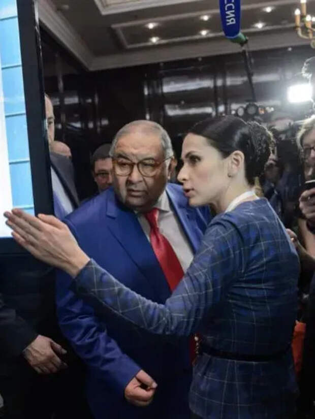 Алишер Усманов и Наиля Аскер-заде