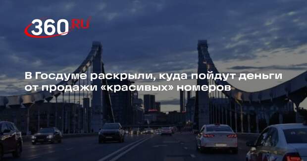 В Госдуме предложили направить деньги от продажи «красивых» номеров на социалку