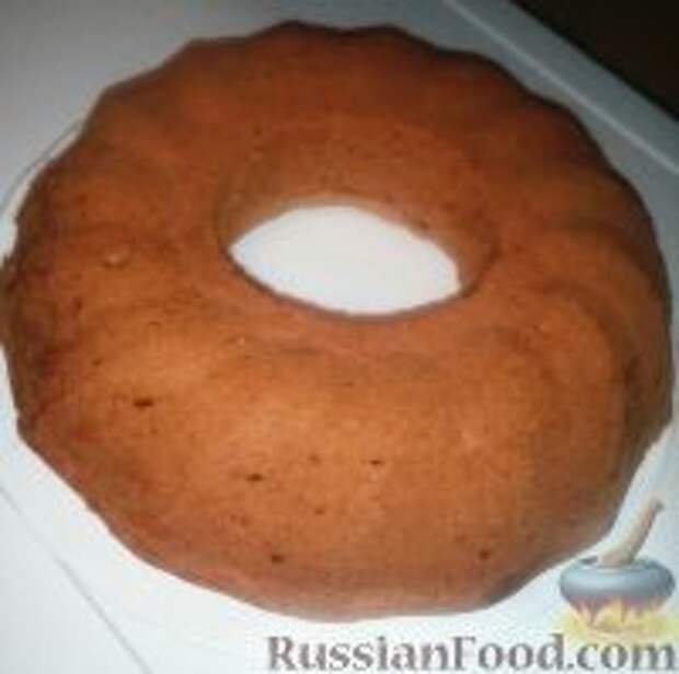 Фото к рецепту: Молочный кекс без яиц