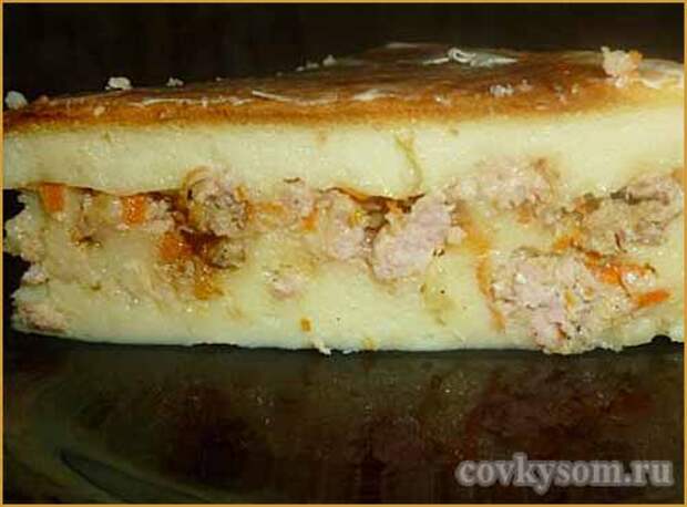 Пирог С Мясом В Мультиварке Фото