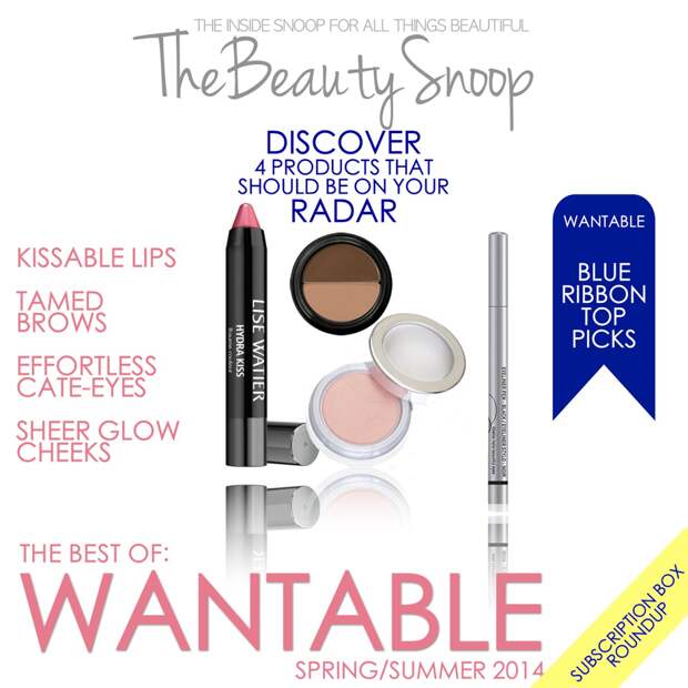 Wantable subscription box review lise watier, chella cosmetics, la bella donna, vincent longo