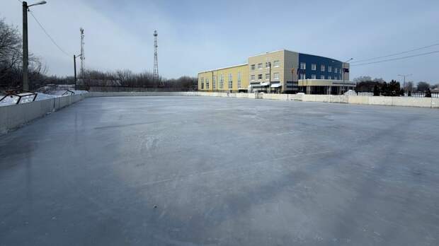 В Рязанской области в городе Спасске появился новый общественный каток