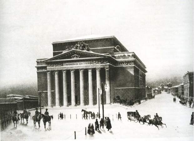 Bolshoj-Petrovskij-teatr.-Litografiya-s-risunka-Pere.-1825-g